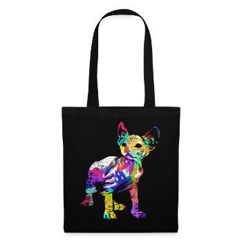 Cadeau Sphynx - Sac en tissu - noir - Devant