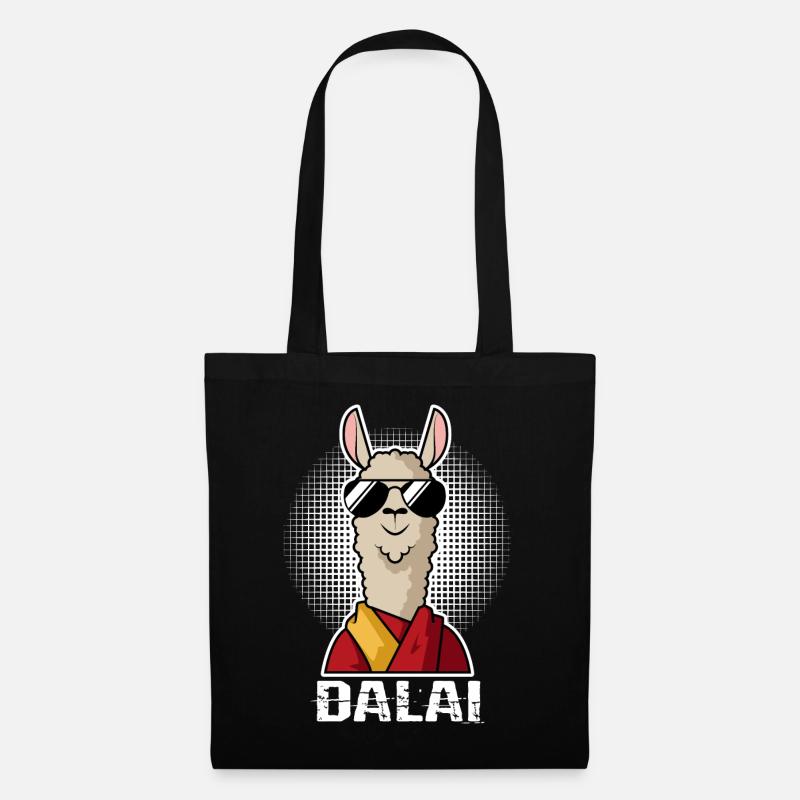 Dalai Lama - Stoffbeutel - Schwarz