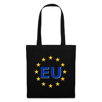 EU symbol in the star ring - Tote Bag - black - Front