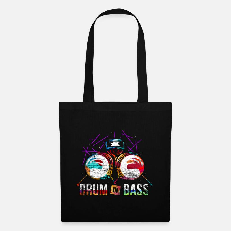 Drum n Bass Gift - Tote Bag - black