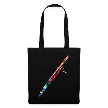 Fagott Geschenk - Stoffbeutel - Schwarz - Vorne