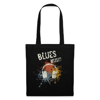 Blues - Stoffbeutel - Schwarz - Vorne