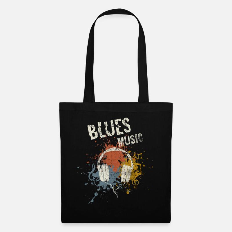 Blues - Stoffbeutel - Schwarz