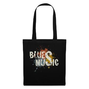 Blues - Stoffbeutel - Schwarz - Vorne