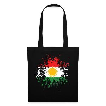 Kurds Music Kurdistan - Tote Bag - black - Front