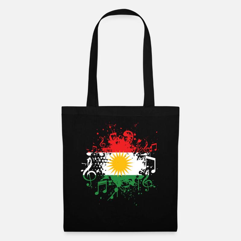 Kurden Musik Kurdistan - Stoffbeutel - Schwarz