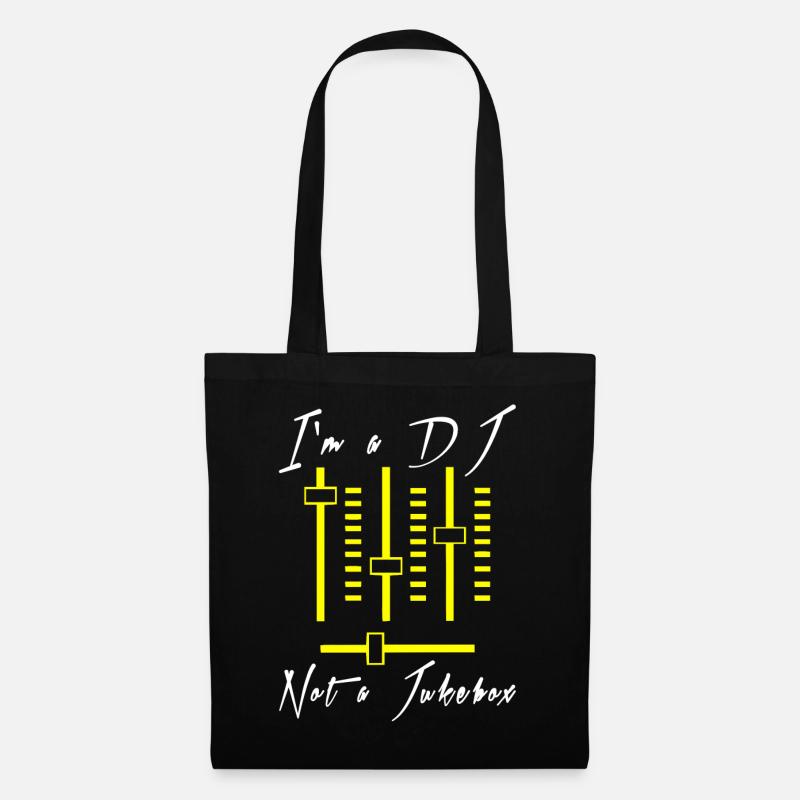 I'm A DJ - Not A Jukebox - Stoffbeutel - Schwarz