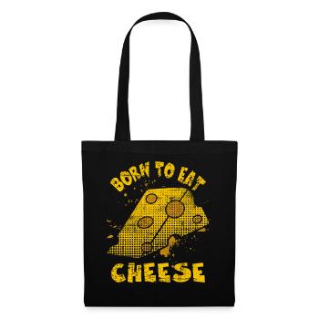 Fromage - Sac en tissu - noir - Devant