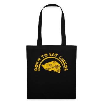 Fromage - Sac en tissu - noir - Devant
