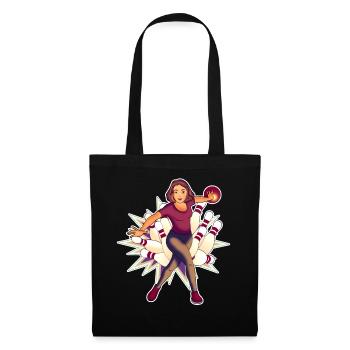 Bowling Queen - Design - Tote Bag - black - Front