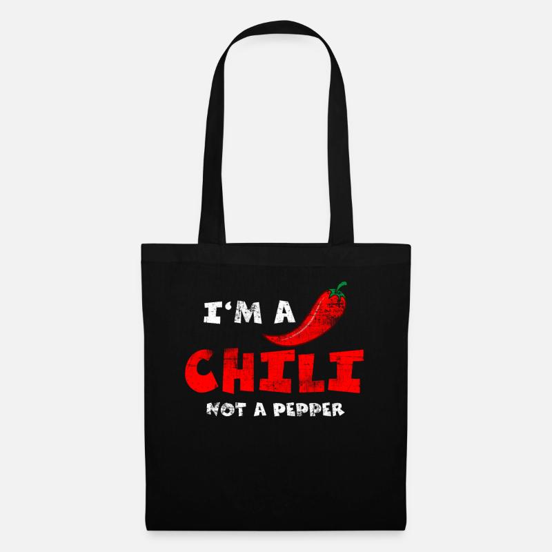 Chili - Stoffbeutel - Schwarz