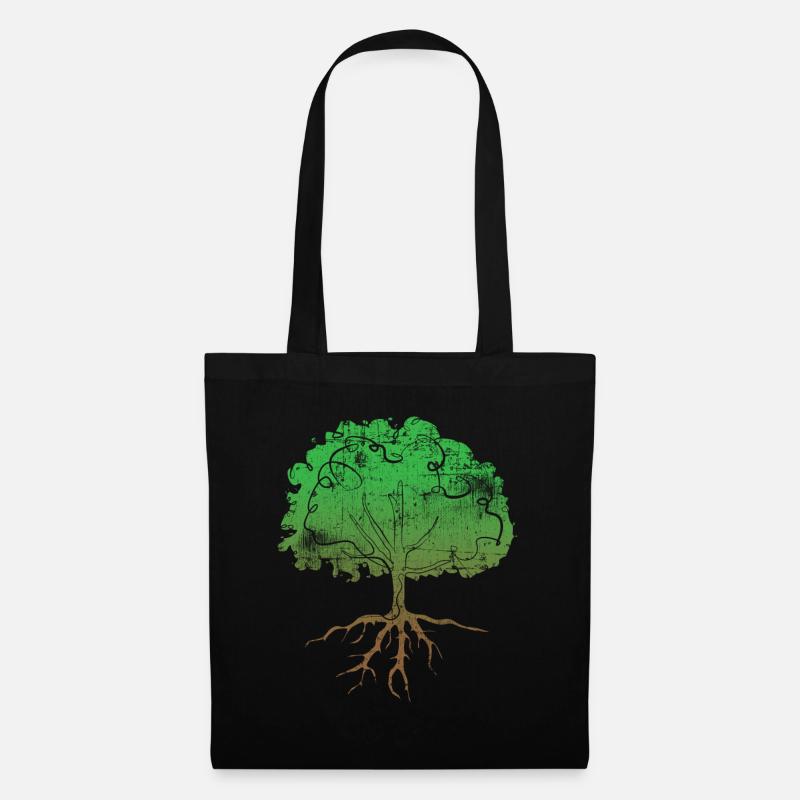 Tree - Tote Bag - black