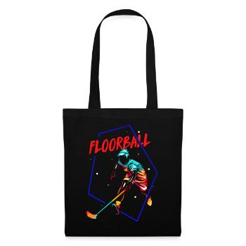 Cadeau Floorball - Sac en tissu - noir - Devant