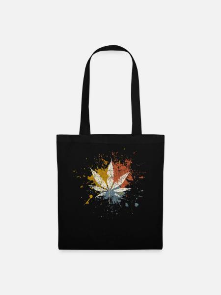 Cannabis - Stoffbeutel - Schwarz
