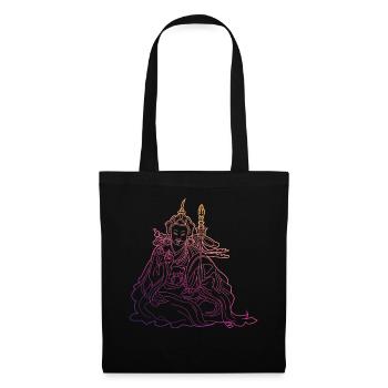 Buddha Yoga Mantra Buddhist Tao Zen Geschenk - Stoffbeutel - Schwarz - Vorne