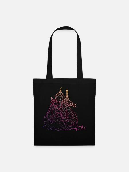 Buddha Yoga Mantra Buddhist Tao Zen Geschenk - Stoffbeutel - Schwarz
