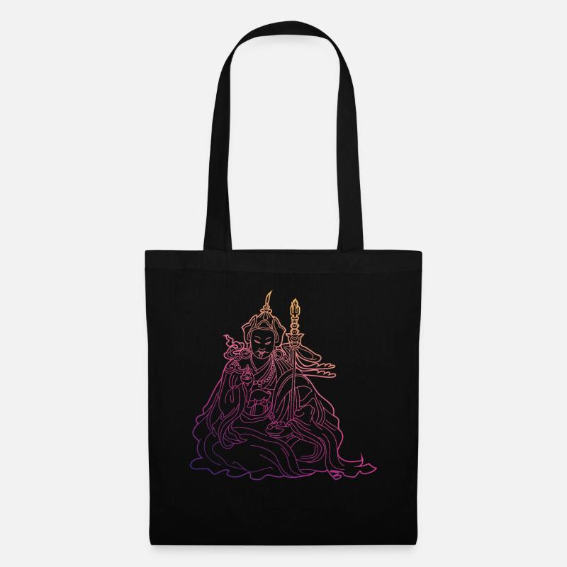 Buddha Yoga Mantra Buddhist Tao Zen Geschenk - Stoffbeutel - Schwarz