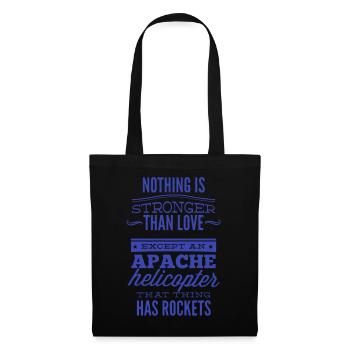 Nothing Is Stronger Than Love - Tote Bag - black - Front