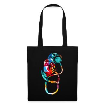 Internistin - Sac en tissu - noir - Devant