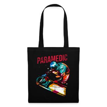 Ambulanciers Cadeau - Sac en tissu - noir - Devant