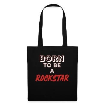 Musique rock - Sac en tissu - noir - Devant