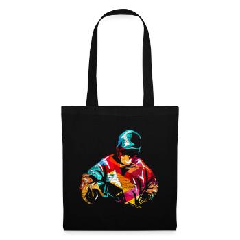Cadeau chirurgien - Sac en tissu - noir - Devant