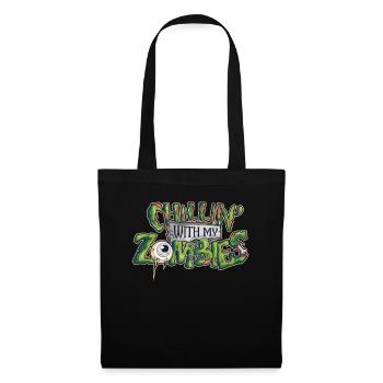 Costume d'Halloween Ecole Enfants Cadeau Zombie - Sac en tissu - noir - Devant