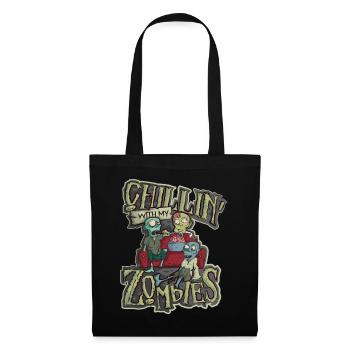 Costume d'Halloween Ecole Enfants Cadeau Zombie - Sac en tissu - noir - Devant