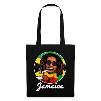 Jamaika - Stoffbeutel - Schwarz - Vorne