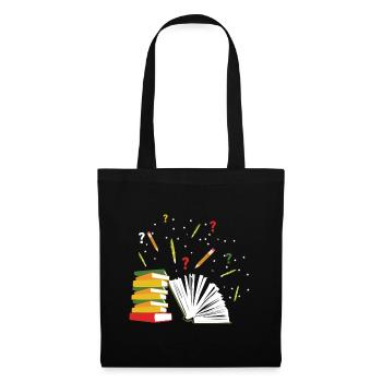 Books library - Tote Bag - black - Front