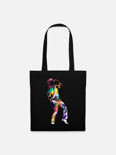Danse en ligne - Sac en tissu - noir