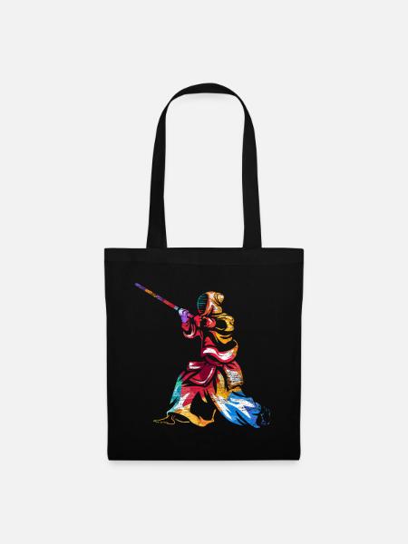 Kendo Geschenk - Stoffbeutel - Schwarz