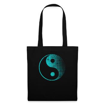 Yin Yang - Stoffbeutel - Schwarz - Vorne