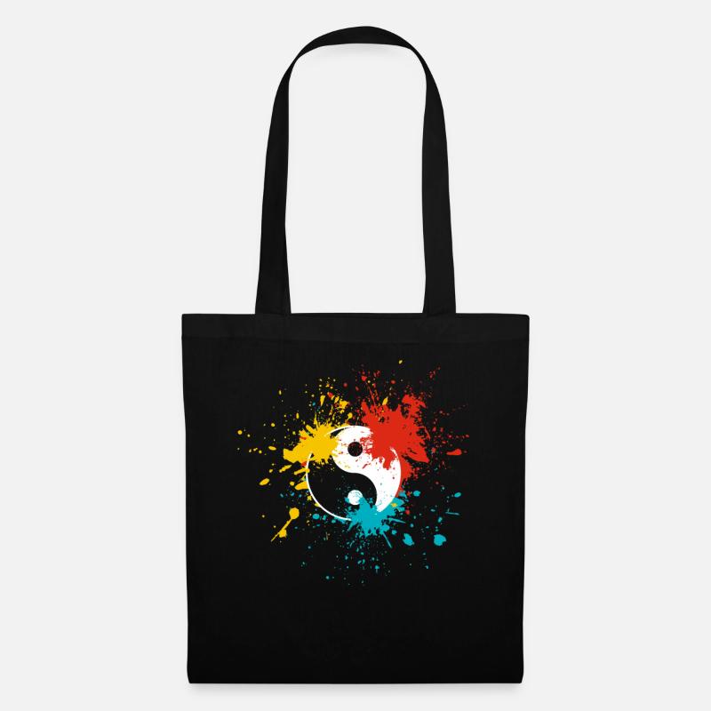 Yin Yang - Sac en tissu - noir