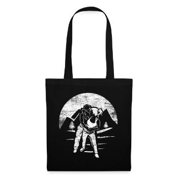 Cadeau krav maga - Sac en tissu - noir - Devant