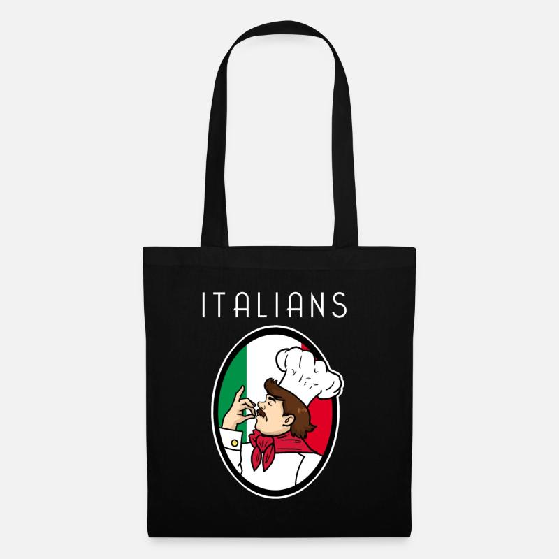 Italiener - Stoffbeutel - Schwarz