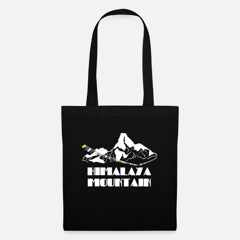 Himalaya Geschenk - Stoffbeutel - Schwarz