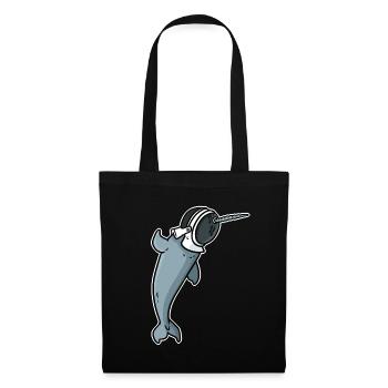 Cadeau d'escrime - Sac en tissu - noir - Devant