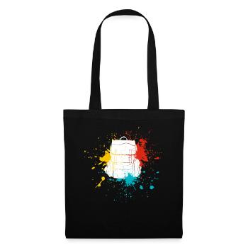Sac à dos - Sac en tissu - noir - Devant