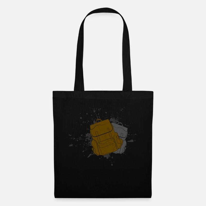 Wandern Rucksack - Stoffbeutel - Schwarz
