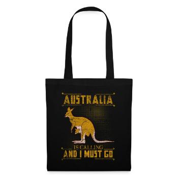 Australia Australia Holiday Kangaroo Gift Idea - Tote Bag - black - Front
