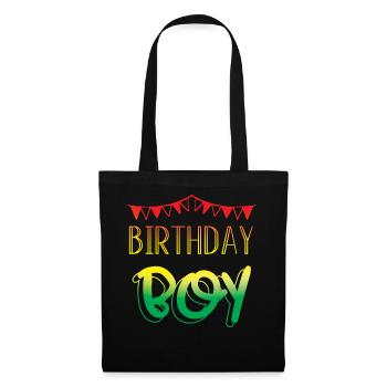 Joyeux anniversaire - Sac en tissu - noir - Devant