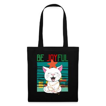 Christmas = be happy - Tote Bag - black - Front