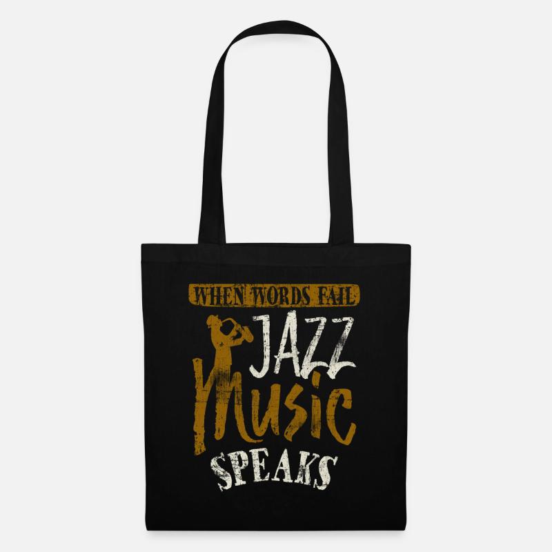 Jazz - Stoffbeutel - Schwarz