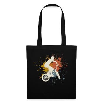 BMX retro - Stoffbeutel - Schwarz - Vorne