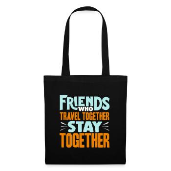 Friends Travel Travel Buddy - Tote Bag - black - Front