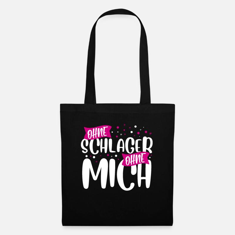 Schlager - Stoffbeutel - Schwarz