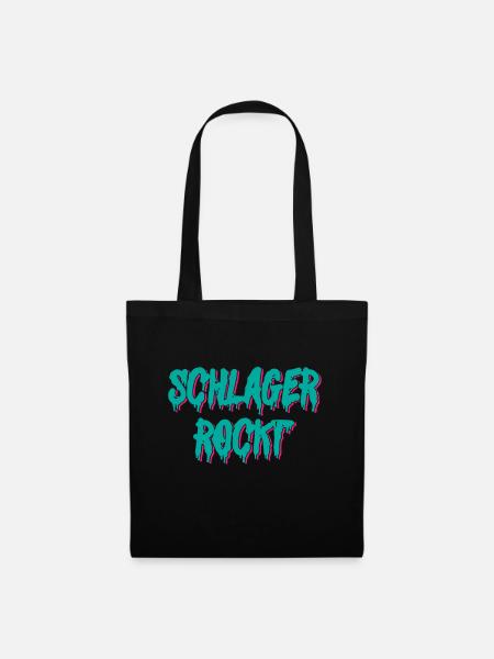 Schlager - Stoffbeutel - Schwarz