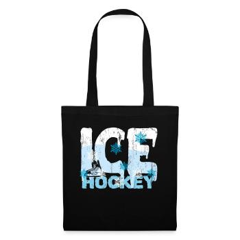 Eishockey - Stoffbeutel - Schwarz - Vorne