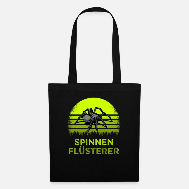 Spinnen Flüsterer - Stoffbeutel - Schwarz